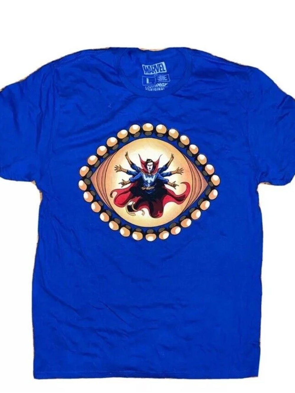 Marvel Royal Blue Doctor Strange Graphic Tee - Men